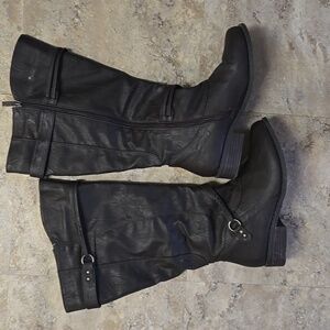 Brown Knee Length Boots